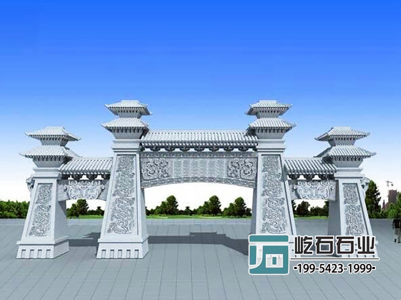 漢闕牌坊效果圖