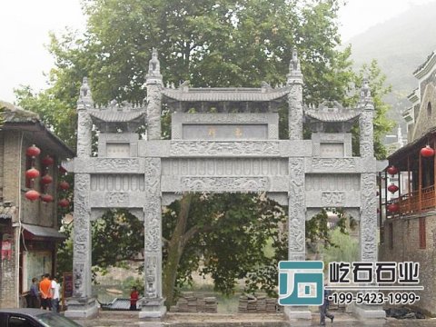 農村石牌坊 石牌坊制作