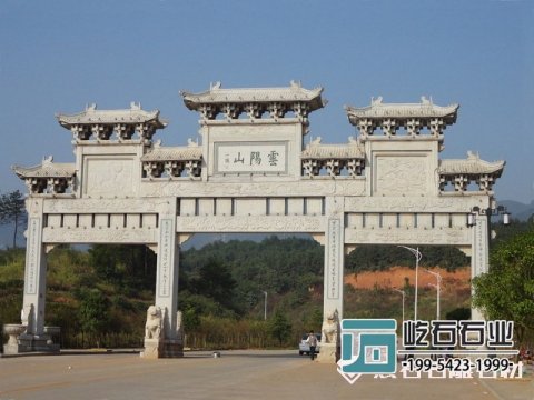 農村石牌坊的制作樣式