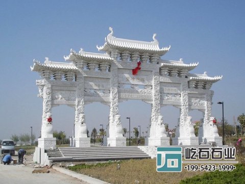 漢白玉石牌坊 石牌坊制作