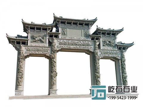 村莊路口牌坊 農村村口牌坊安裝制作